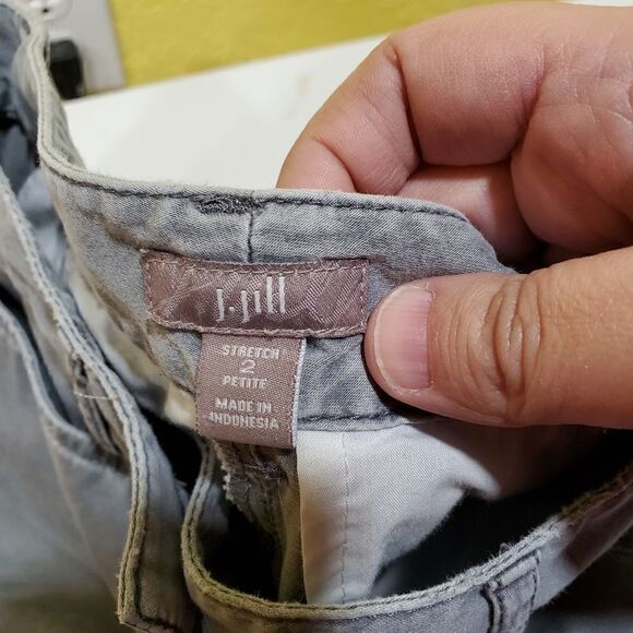 J.Jill Gray Stretch Jegging Petite 2P - Picture 7 of 9
